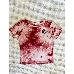 PacSun Red Tie Dye Crop Top - L.A. Hearts